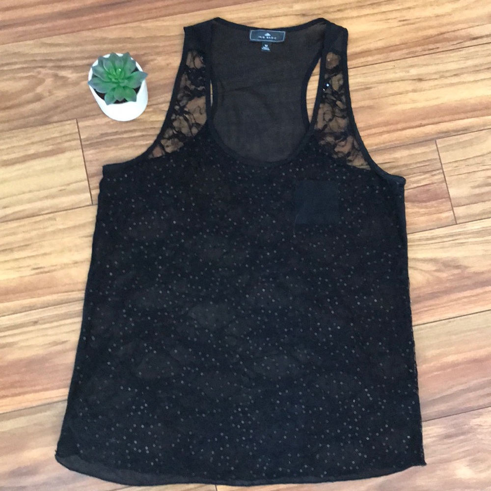 Sheer black tank size M